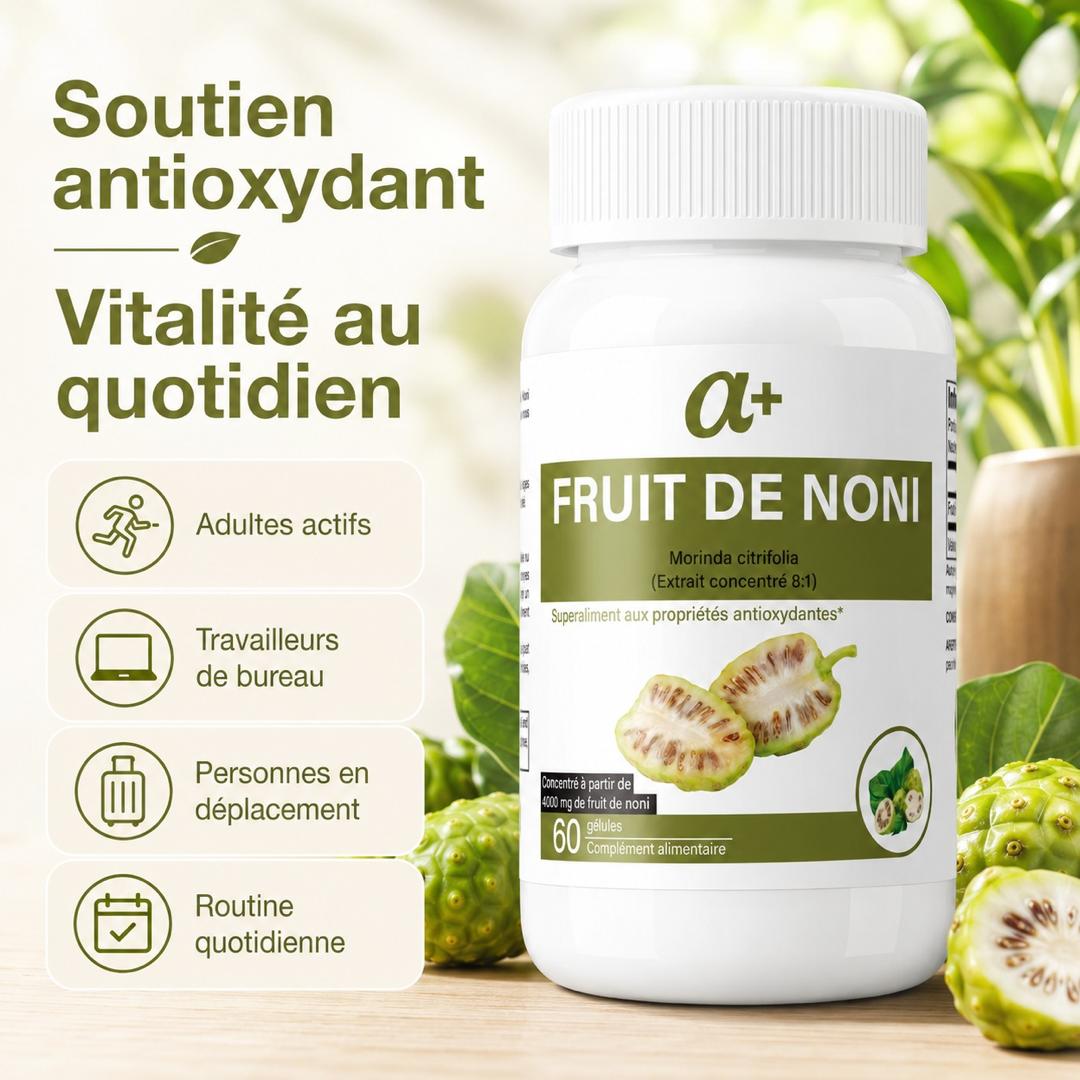 đż Noni 3000 mg â VitalitĂ© & Ăquilibre Naturel