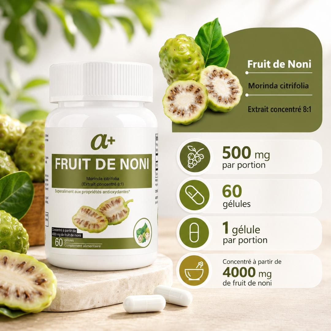 🌿 Noni 3000 mg – Vitalité & Équilibre Naturel