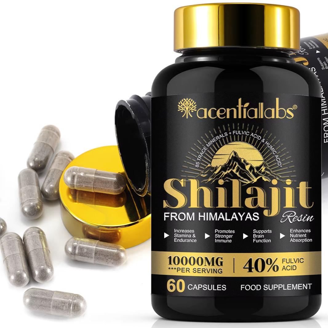🌟 Shilajit Capsules – Vitalité, Énergie, Performance Naturelle