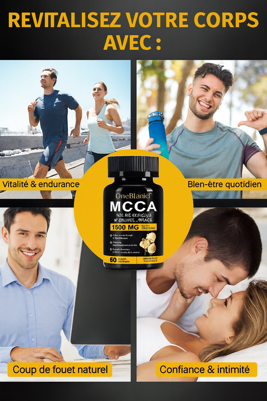 Maca Noire Bio Ultra-Concentrée – Boost Naturel de Testostérone, Libido & Énergie